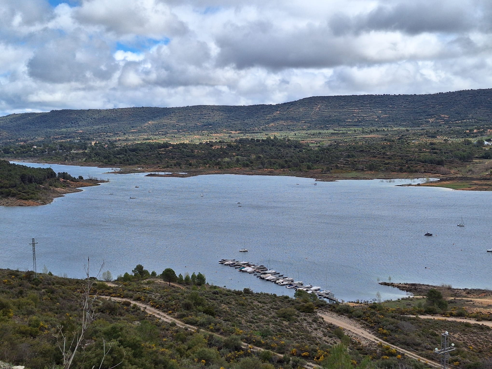 Vista de los embalses de Entrepeñas y Buendía tras el paso de la borrasca &#039;Nelson&#039;