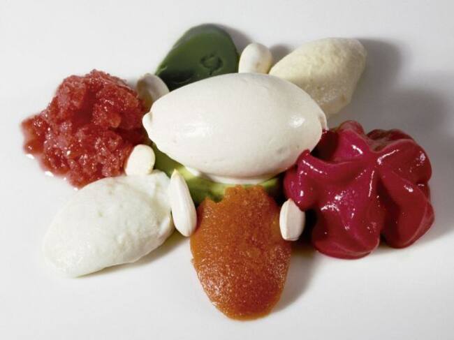 La menestra de verduras en texturas (elBulli).