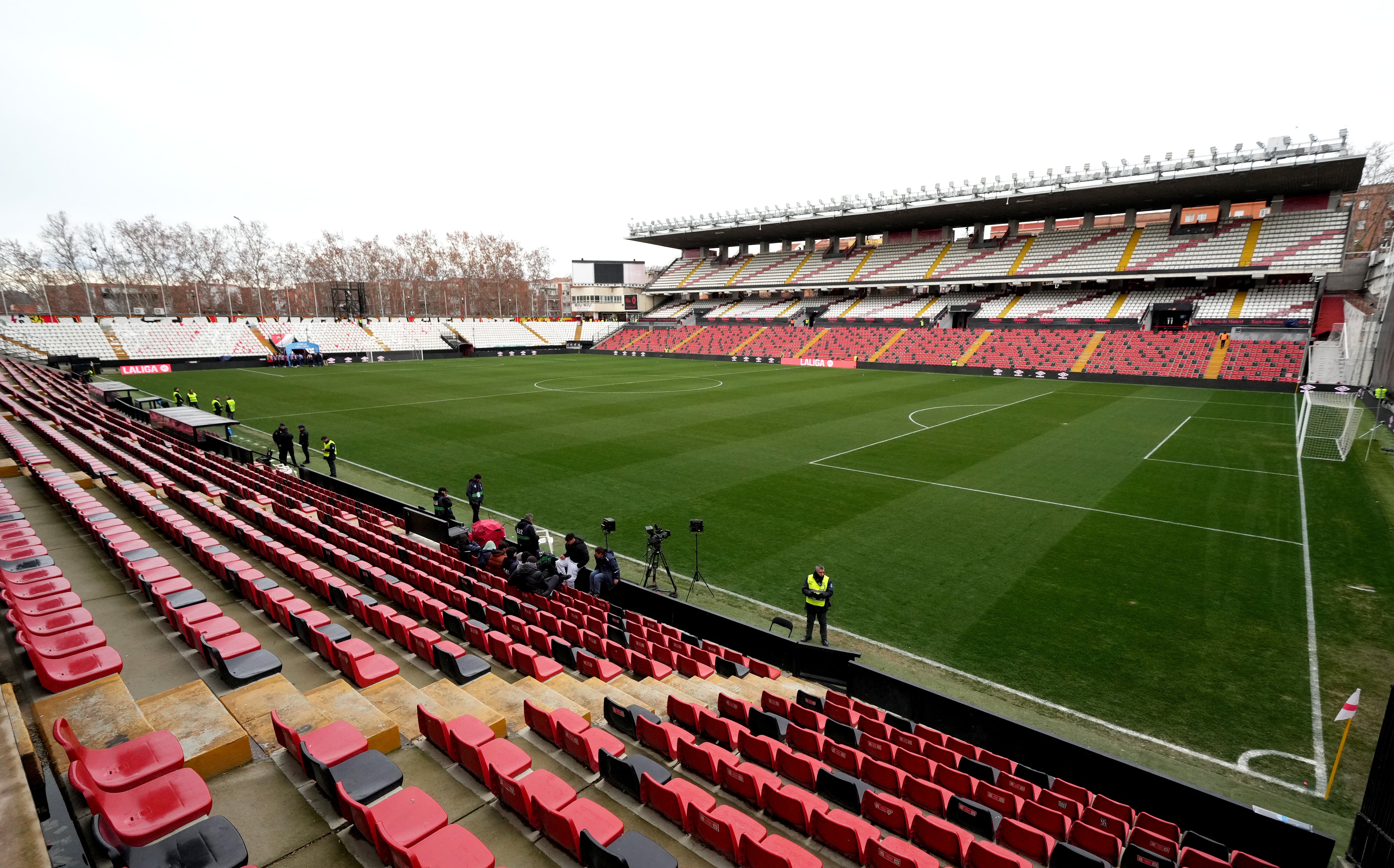 Imagen del Estadio de Vallecas donde juega el Rayo Vallecano