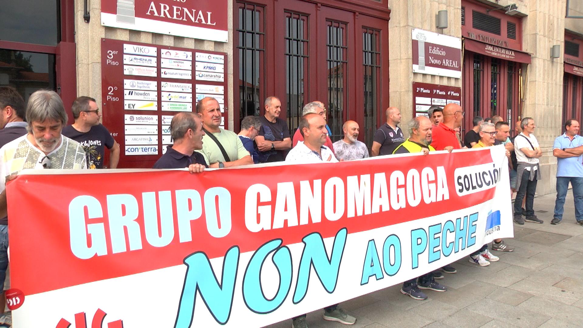 Personal del Grupo Ganomagoga en una protesta este 2023