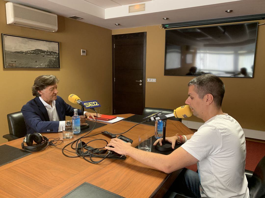 José Ramón Lete durante la entrevista concedida a Hoy por Hoy Vigo