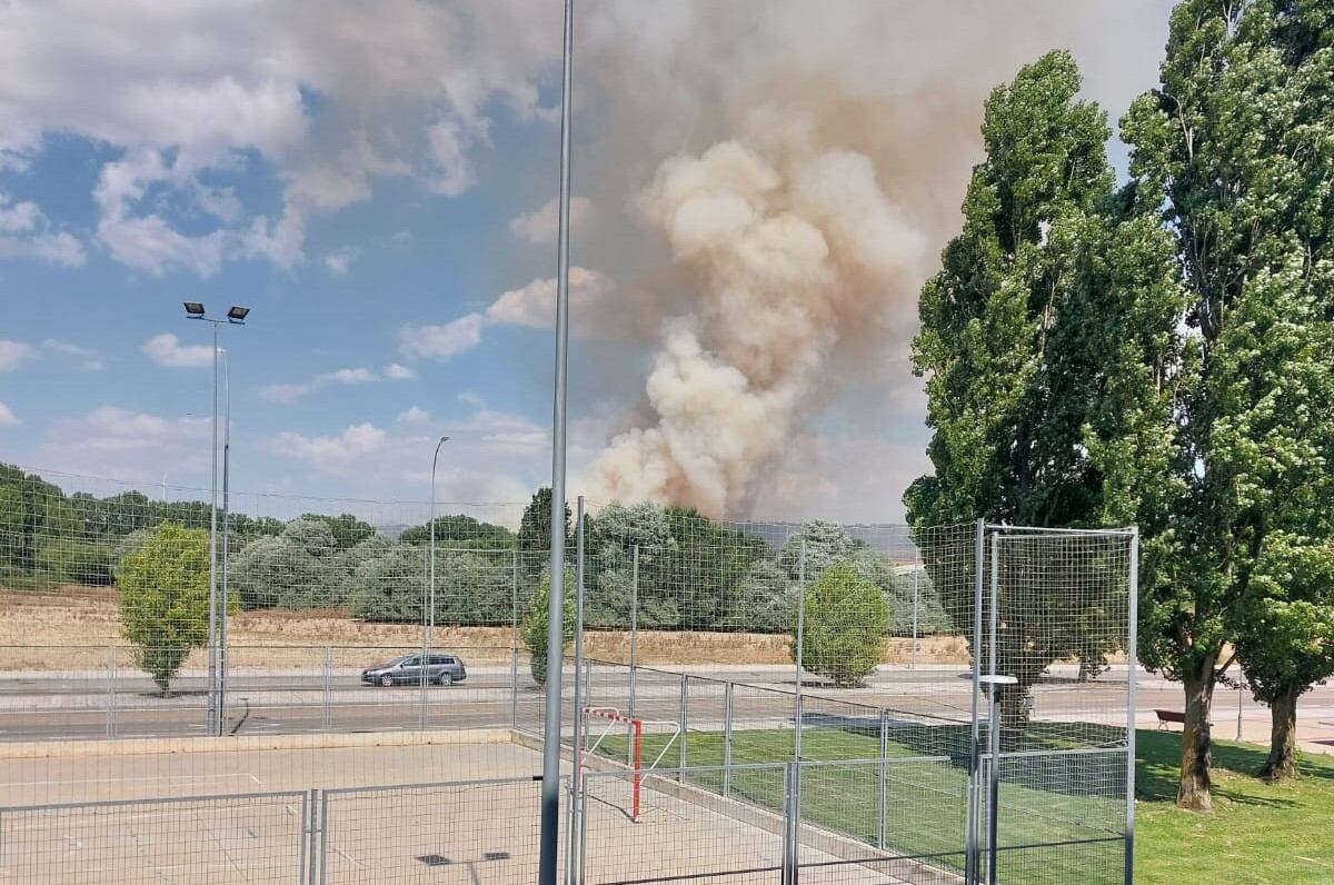 Incendio en Villalobón