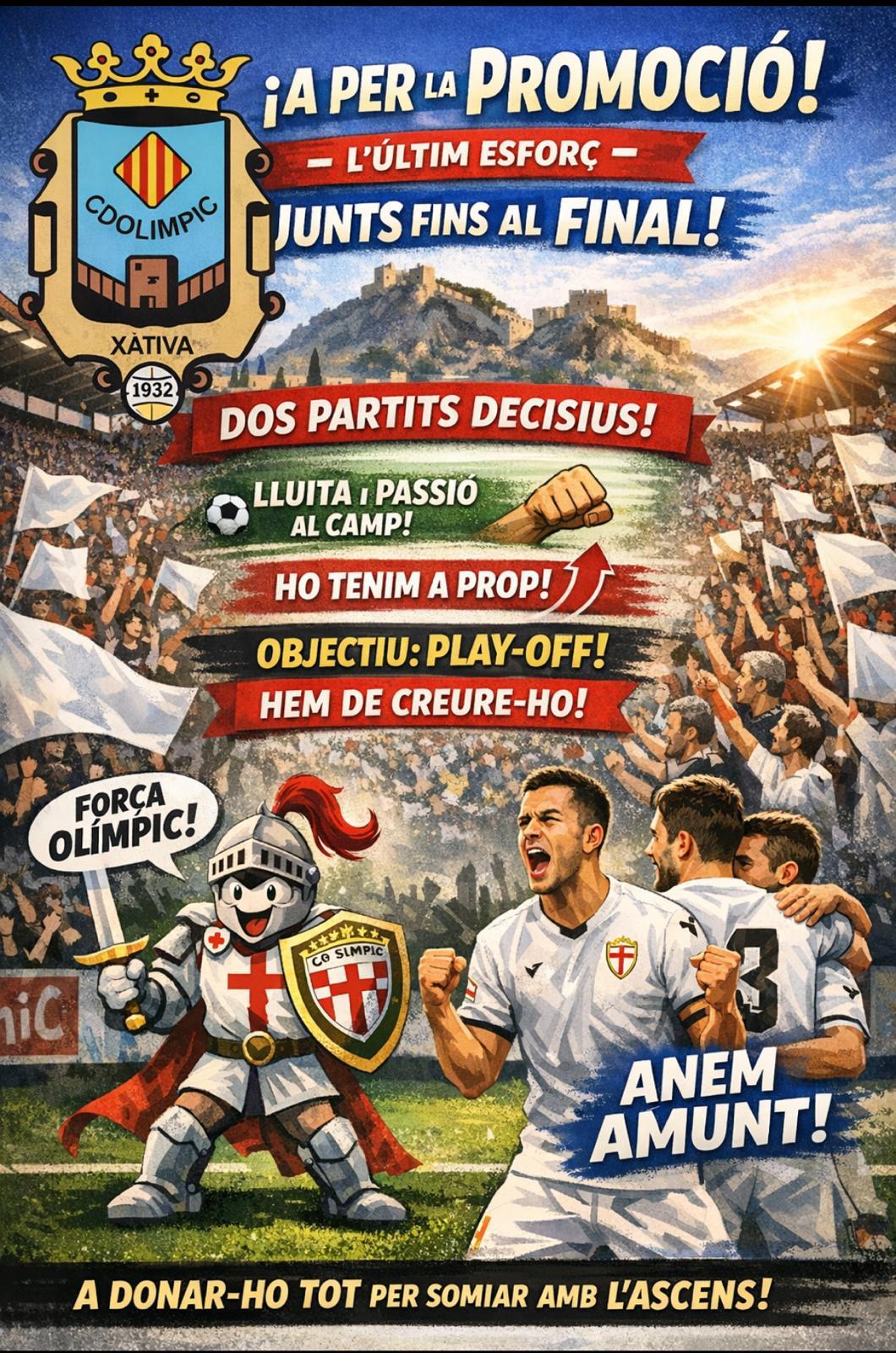 Publicación en grupos del CD Olímpic