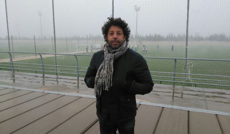 Iván Campo en la Ciudad Deportiva del Albacete Balompié