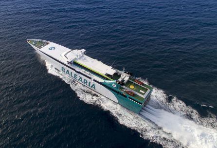 Fast ferry Ramon Llull, de la flota de Baleària