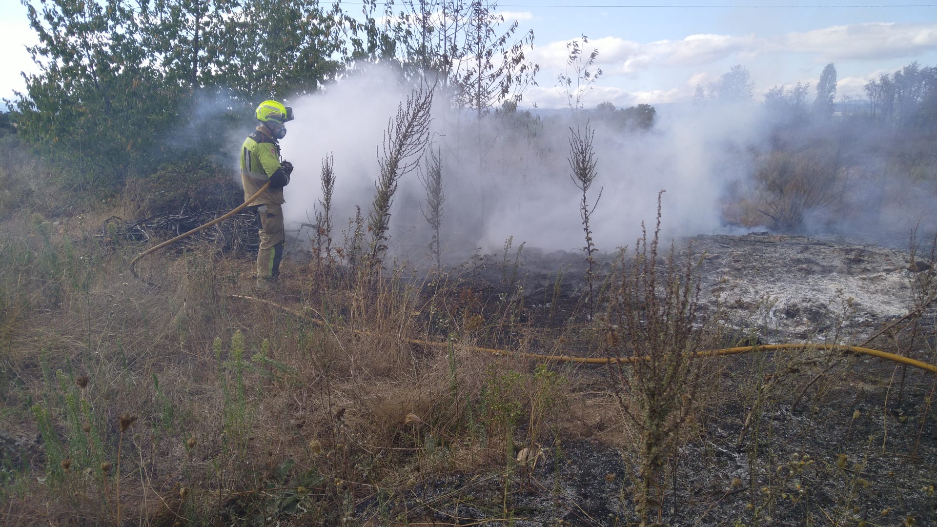 Imagen del incendio