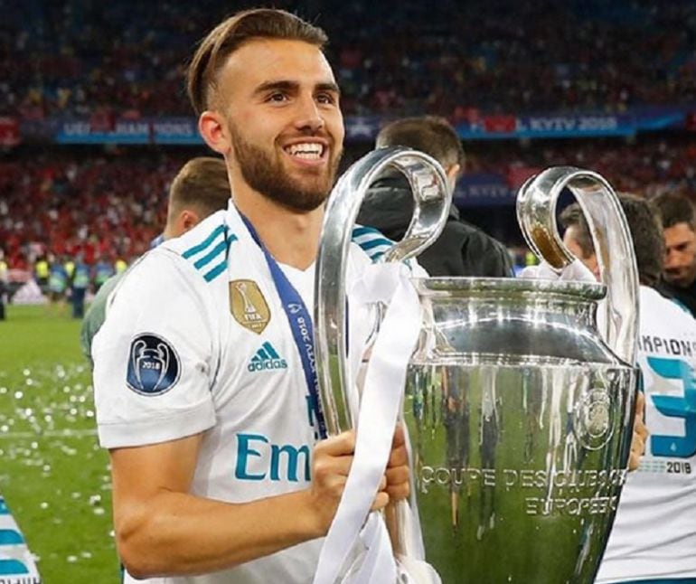 Borja Mayoral con la Champions League