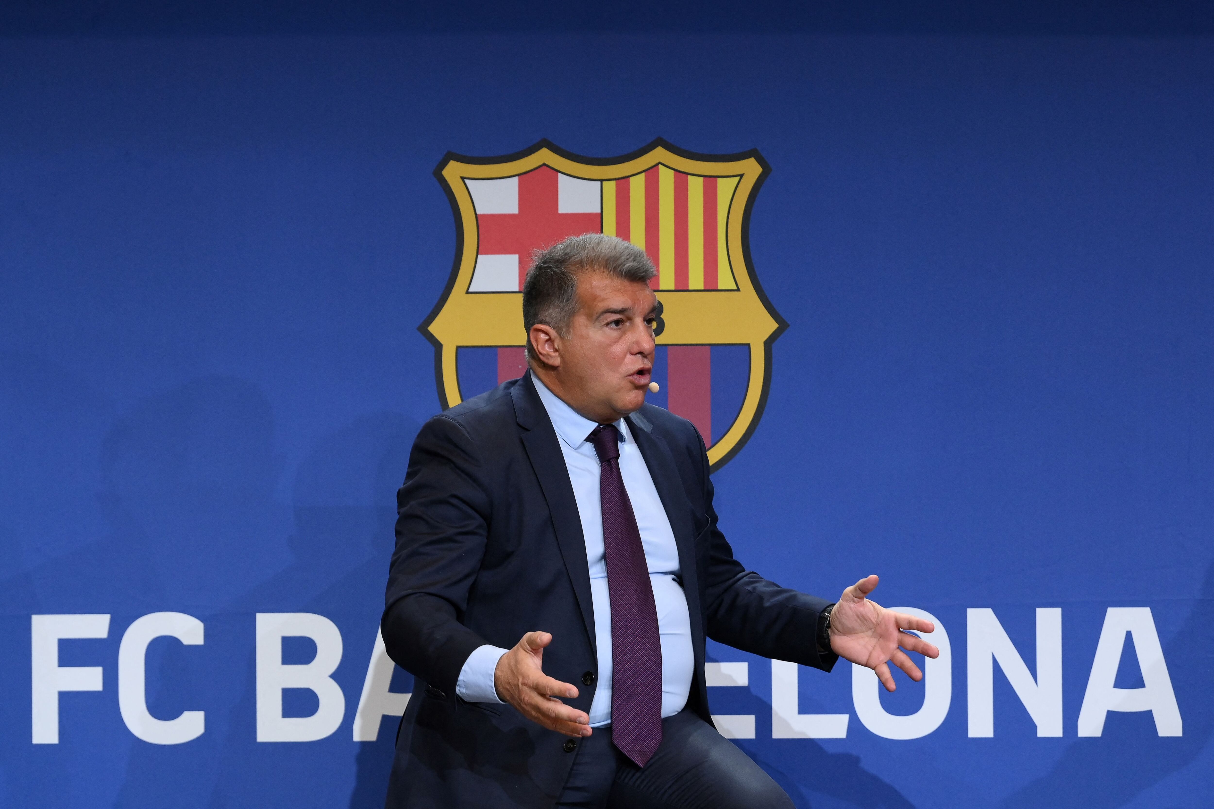 Laporta, en rueda de prensa