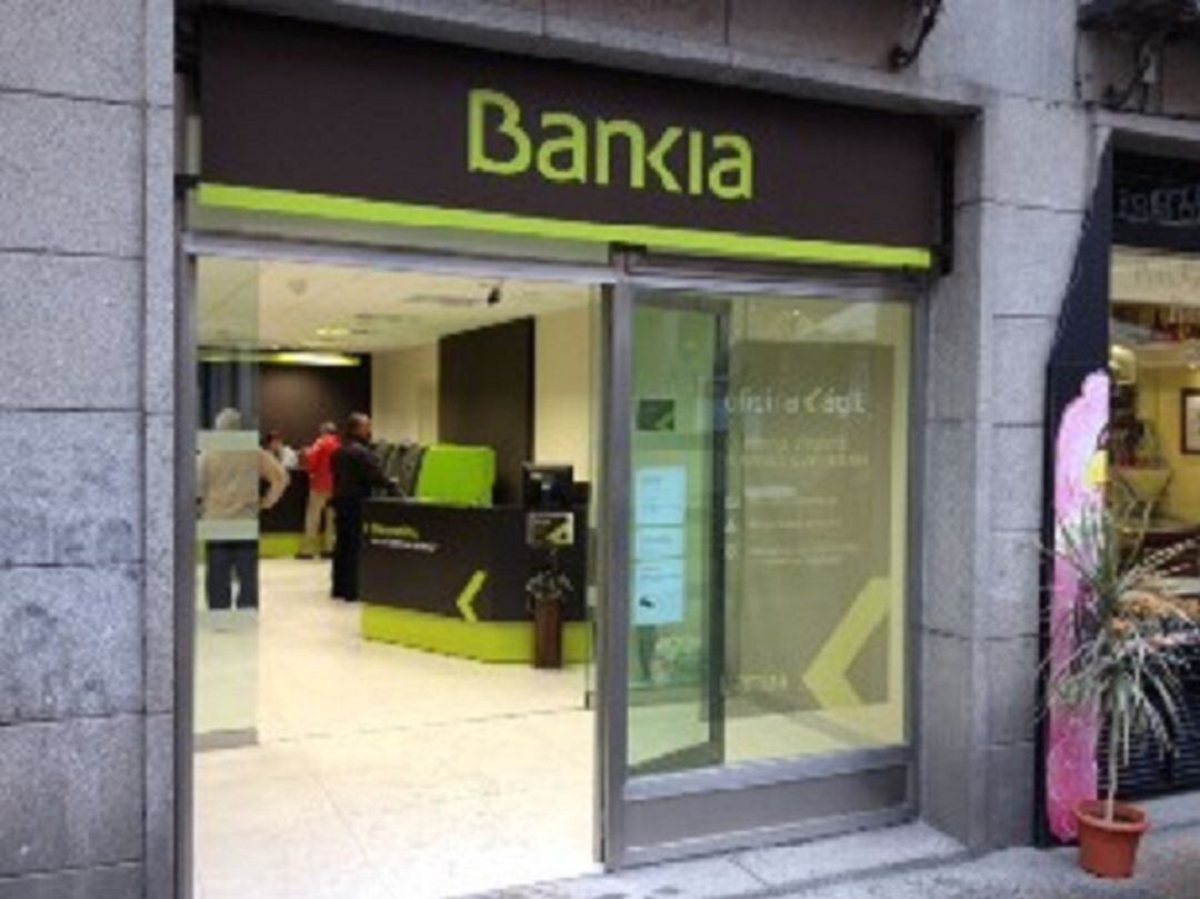 Oficina de Bankia en la capital 