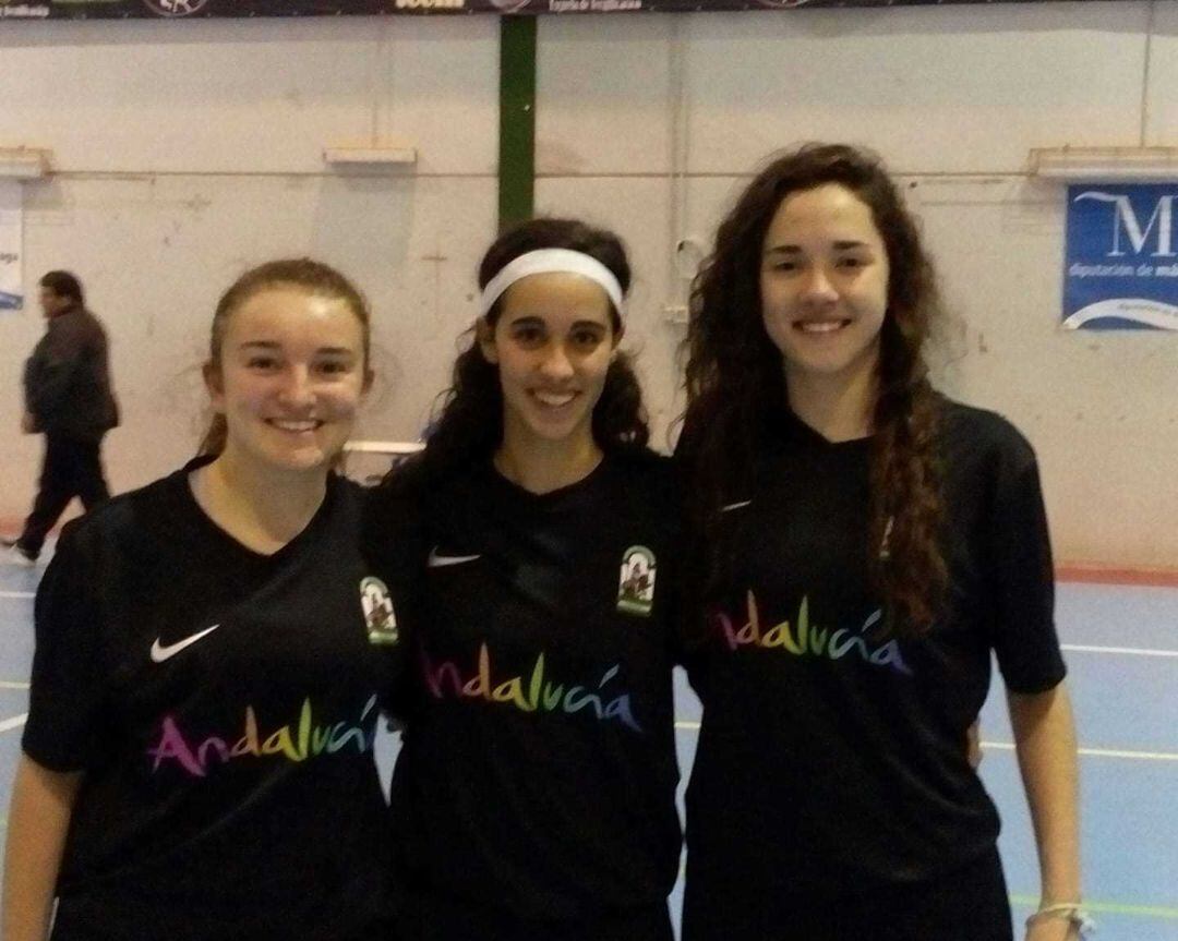 Las tres jugadoras pertenecen al CD El Ejido.