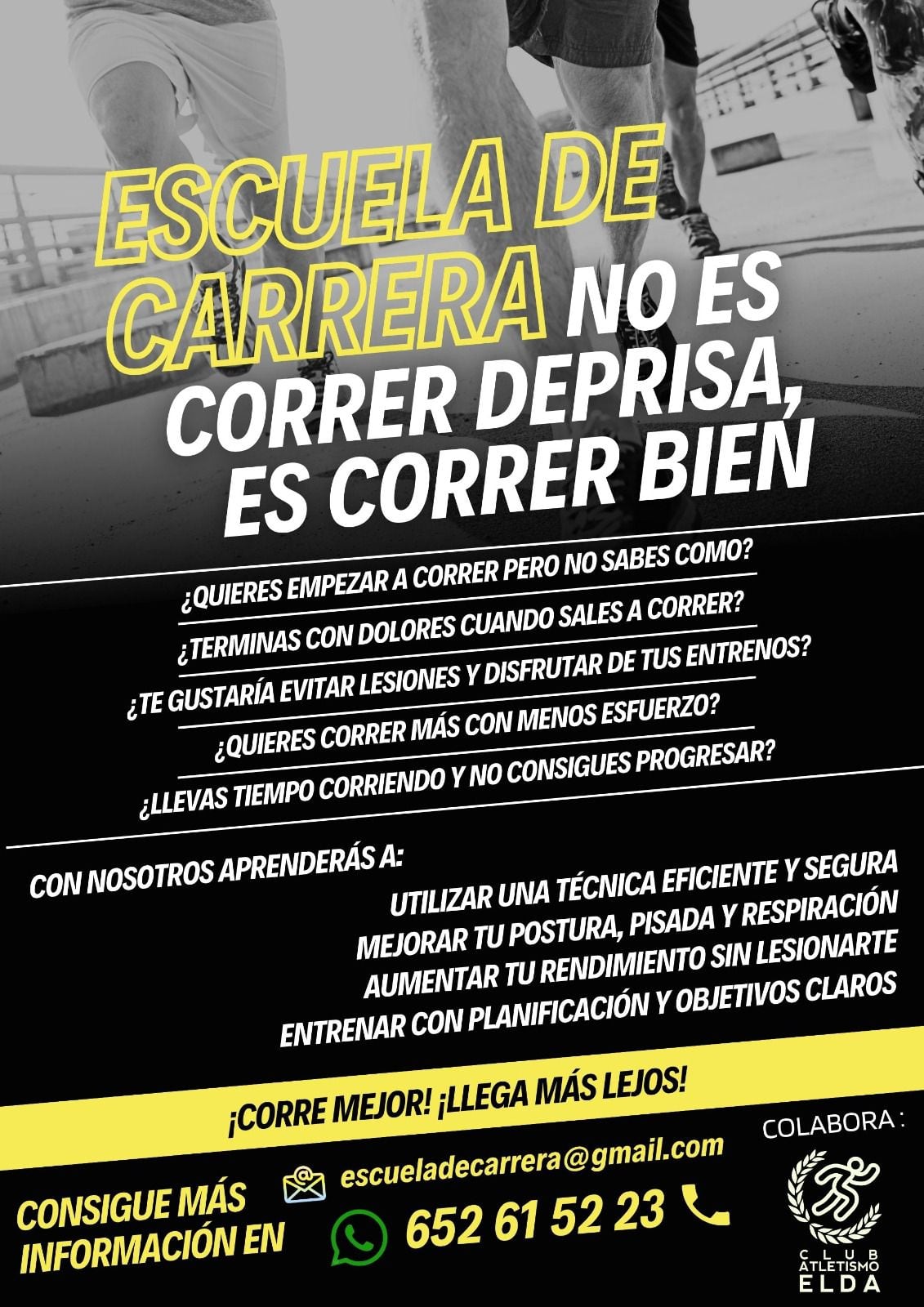 Cartel de la escuela