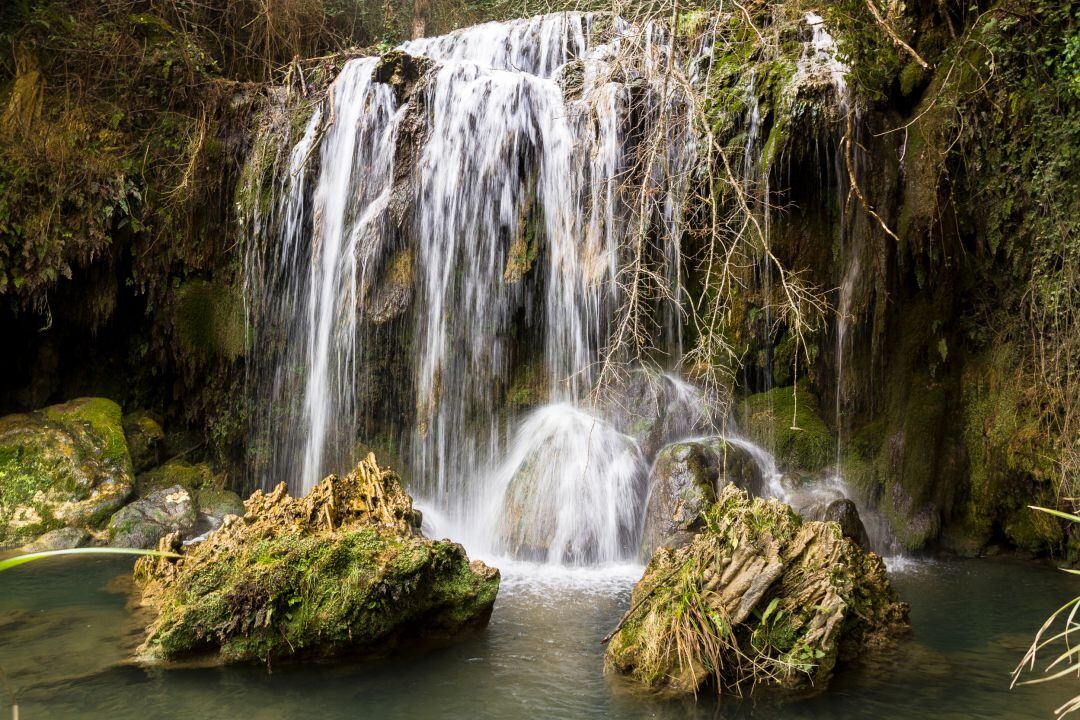 Una imatge d'un gorg a Les Planes.