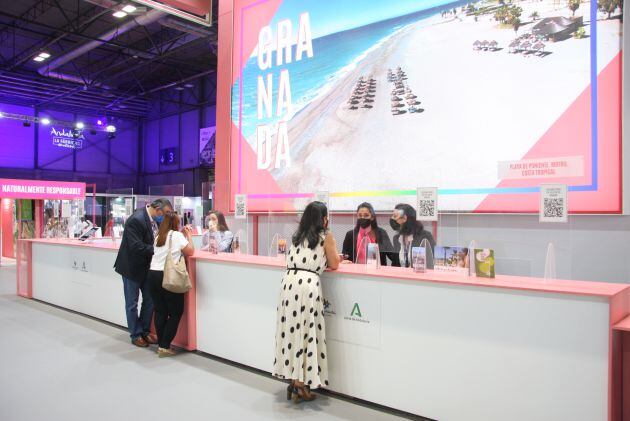 Mostrador de Granada en Fitur 2021