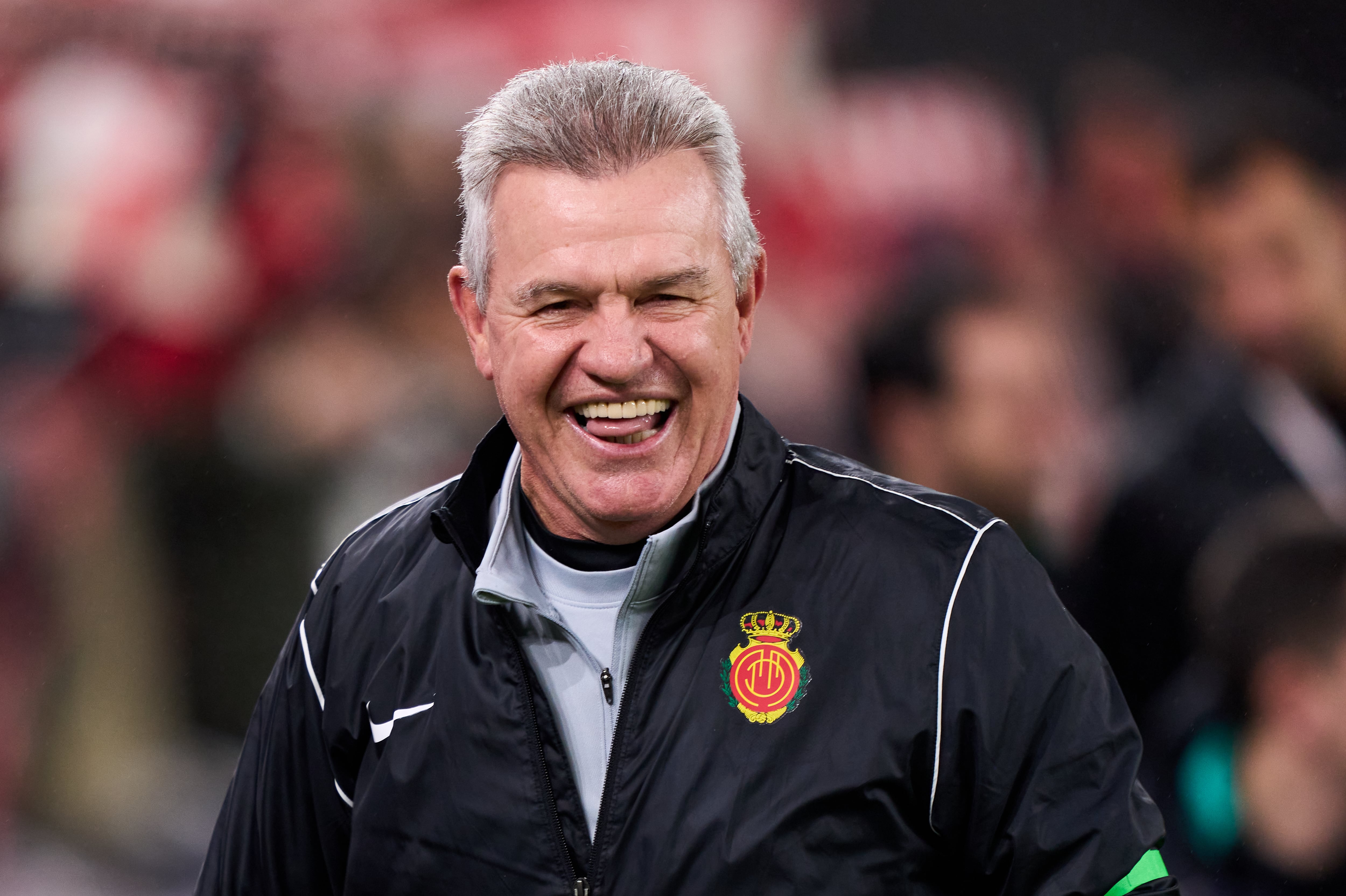 Javier Aguirre, técnico del RCD Mallorca, durante un partido