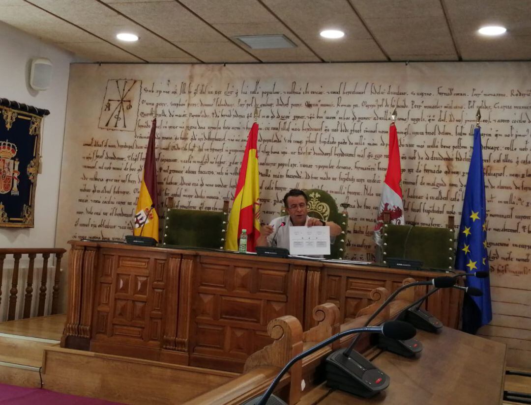 Antonio Vega, concejal de Bienestar Social de Benavente, en la presentación