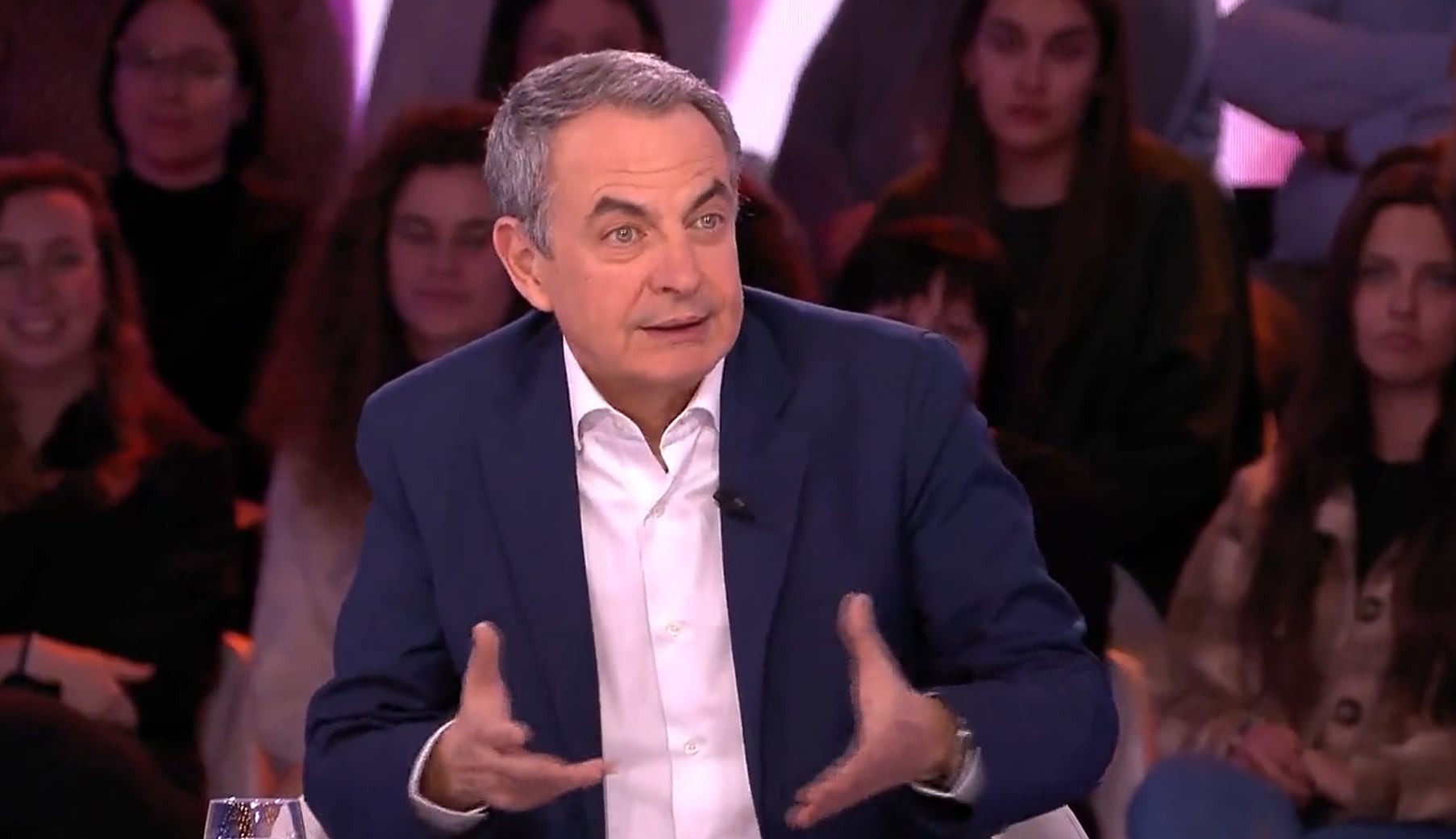 José Luis Rodríguez Zapatero en &#039;Días de Tele&#039;.