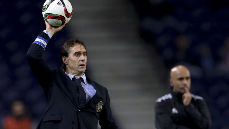 Julen Lopetegui, durante un partido de la Liga Portugesa.