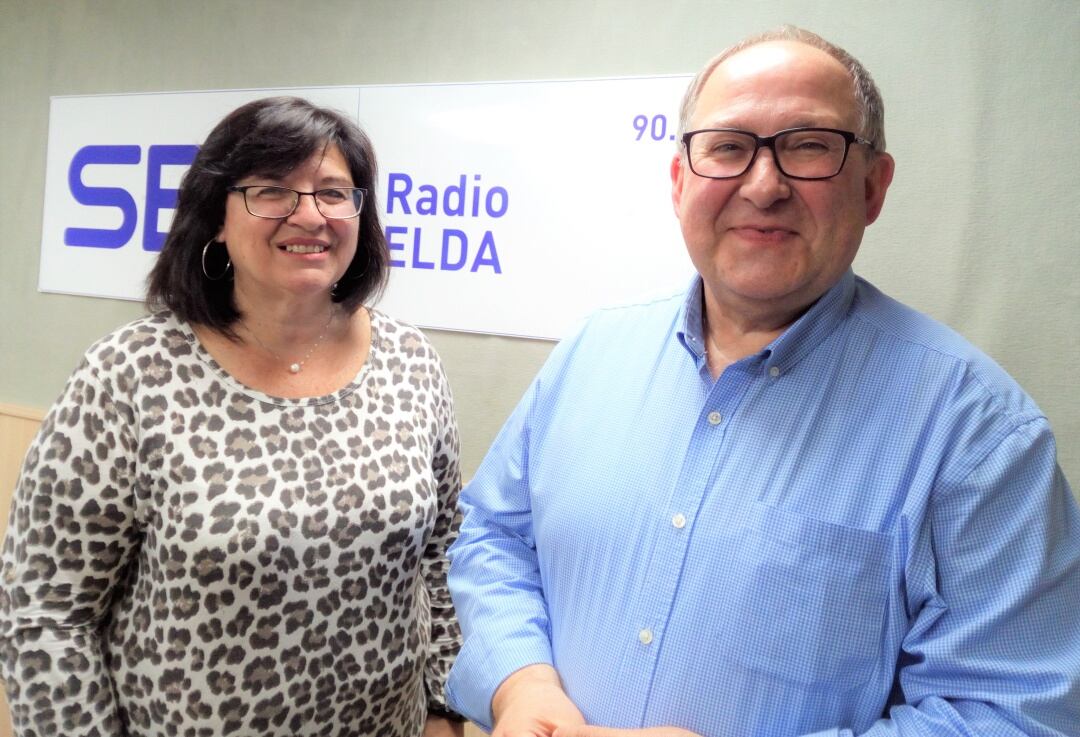 Juan C. Martínez Cañabate y Mª Luisa Jover, Botón de Oro de la Comparsa