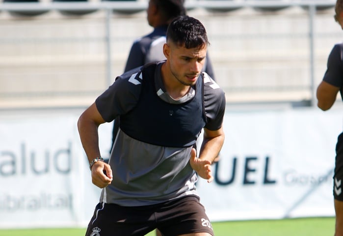 Un entreno de la Balona