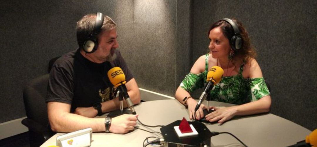 La portavoz de CS Tres Cantos, Araceli Gómez, en los estudios de SER Madrid Norte