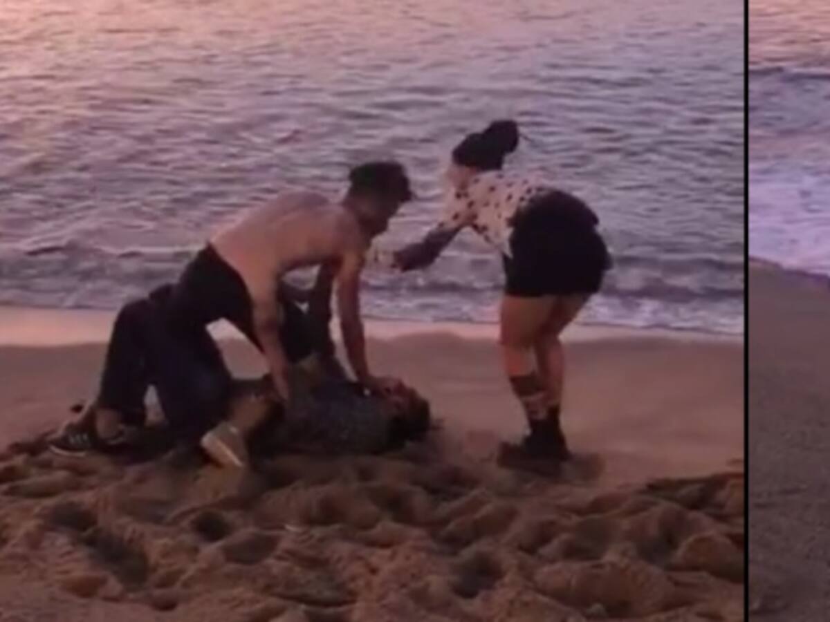 Un hombre resulta herido grave en un enfrentamiento con un ladrón en la playa de Barcelona