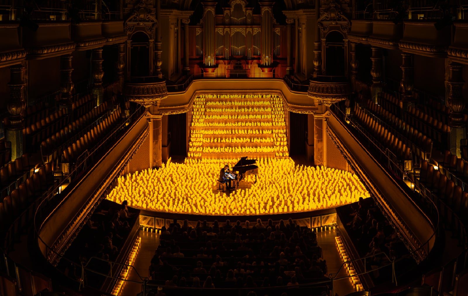 Uno de los espectáculos de Candlelight Concerts by Fever