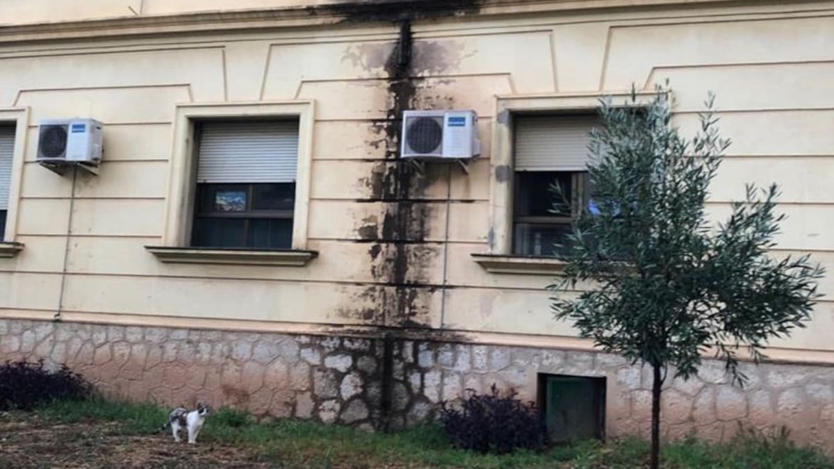 Condiciones antihigiéncias en el hospital militar de Mislata