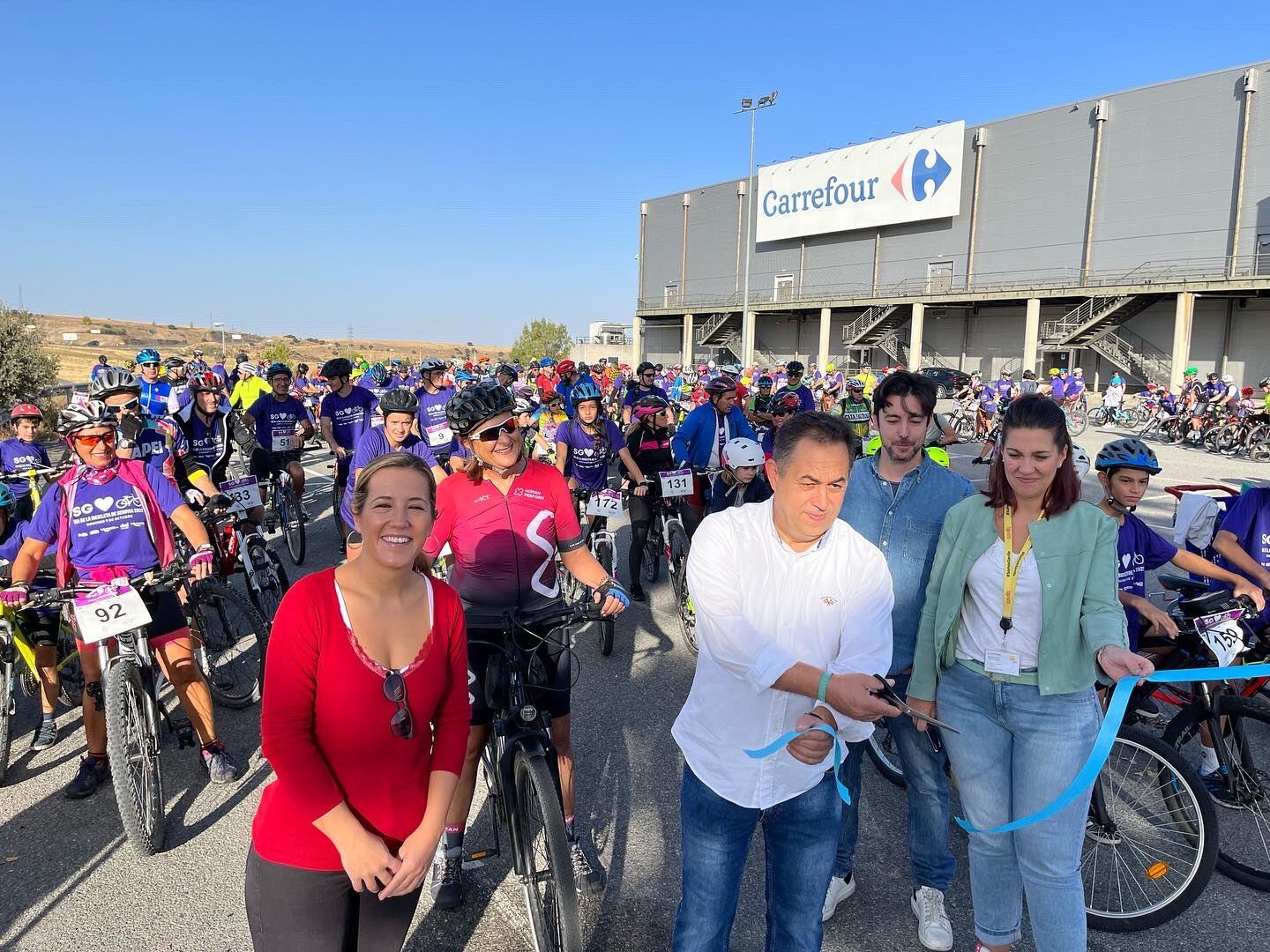 Salida de la carrera del Día de la Bicicleta 2022