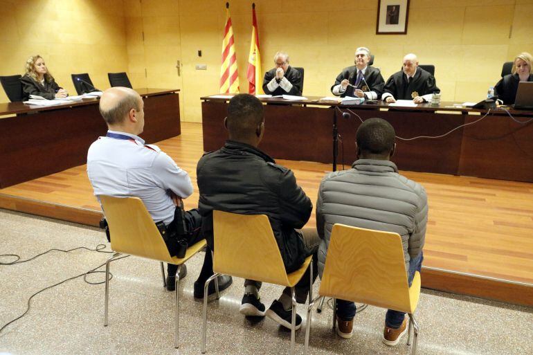 L'acusat durant el judici a l'Audiència de Girona