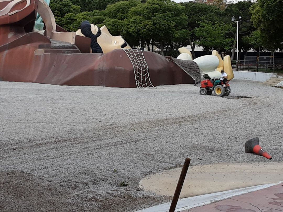 Parque de Gulliver preparándose para la reapertura