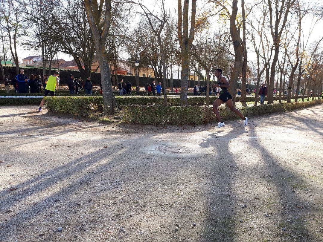 Algunos de los participantes en el circuito de la Virgen de las Viñas durante la pasada edición.