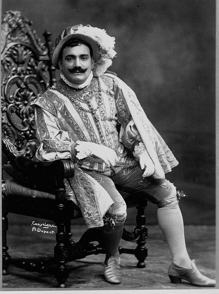 Opera Singer Enrico Caruso in Costume   (Photo by A. Dupont/Library of Congress/Corbis/VCG via Getty Images)