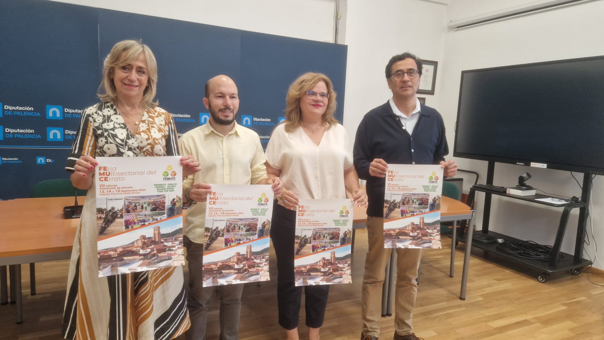 Presentación de la VII Feria Multisectorial en Villamuriel de Cerrato