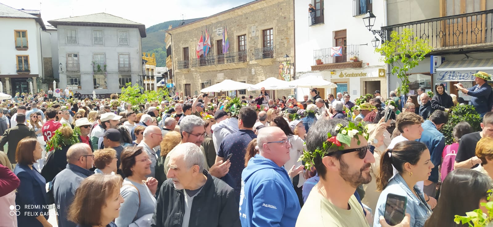 La plaza Mayor estaba abarrotada