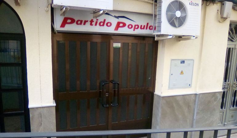 Sede del Partido Popular en Porcuna