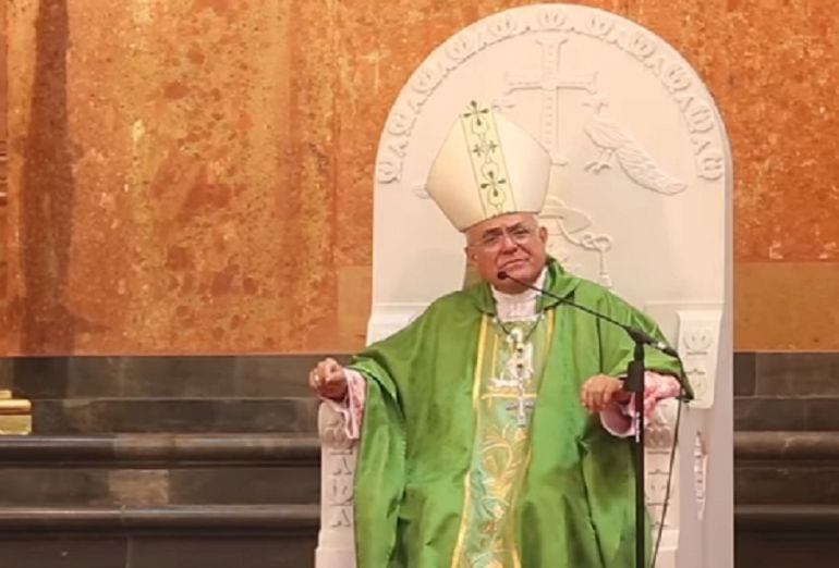 El obispo de Córdoba, Demetrio Fernández, en una homilía en la Mezquita- Catedral de Córdoba