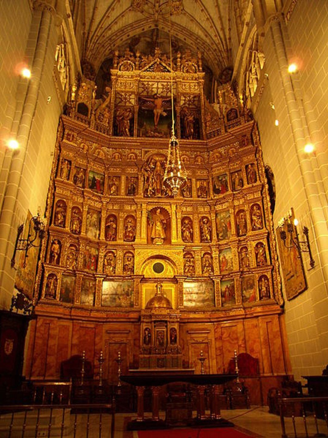 Retablo Mayor de la Catedral de Palencia que Juan de Flandes dejó inconcluso