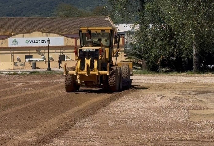 Obras en el recinto ferial de Los Barrios