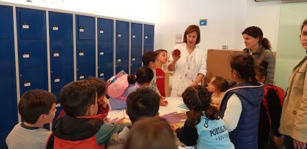 Algunos de los alumnos que han participado en los talleres