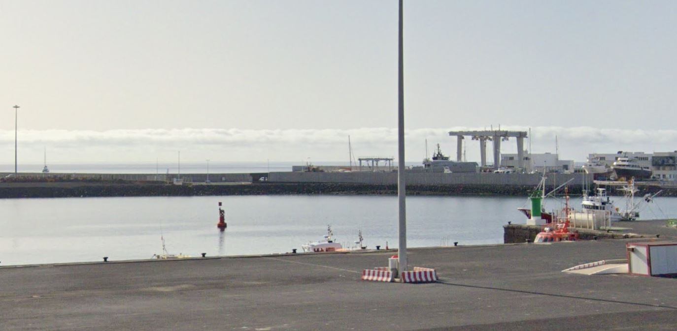 Puerto Naos en Arrecife, capital de Lanzarote.