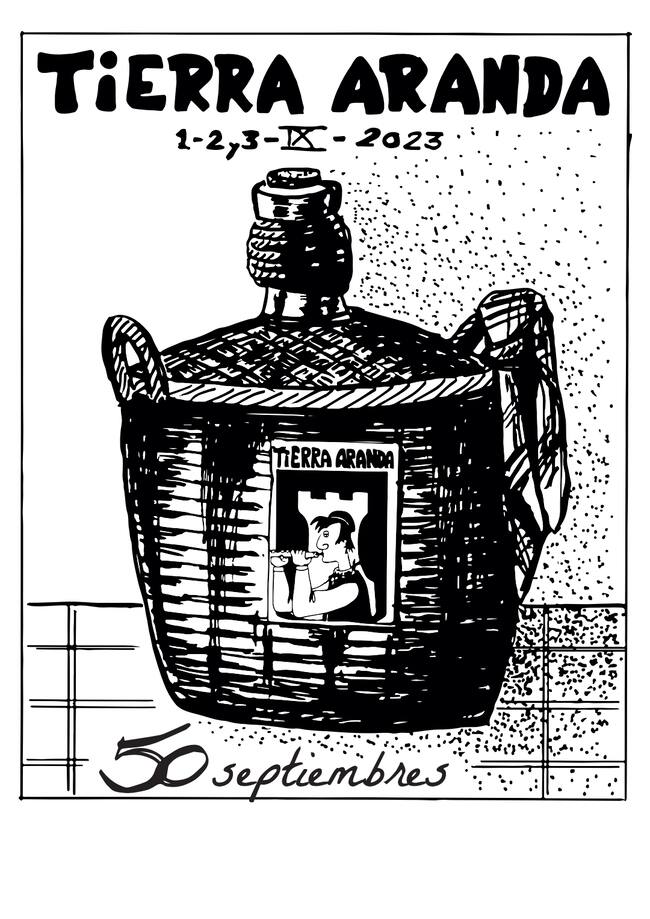 Cartel del 50 aniversario, diseñado por Carlos Rincón