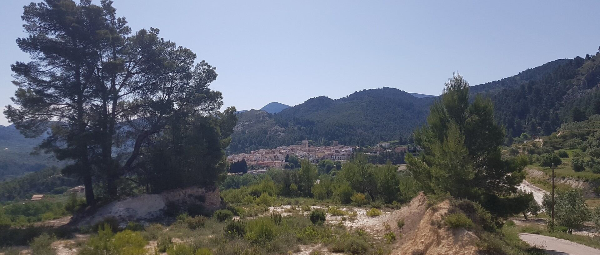 Una vista de Penàguila, en L&#039;Alcoià.