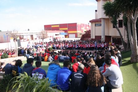 Alumnos y alumnas del Colegio La Vaguada.