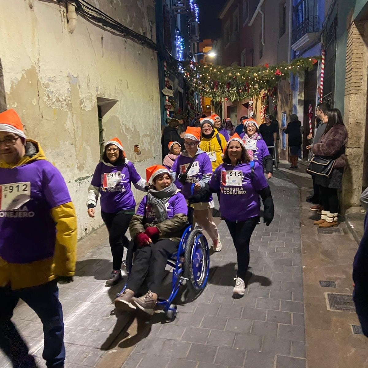 Amif Villena en la San Silvestre