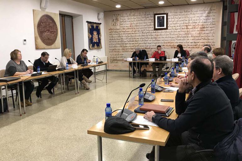 Pleno del Ayuntamiento de Benavente en el que se aprobó la reparación de los funcionariaos represaliados