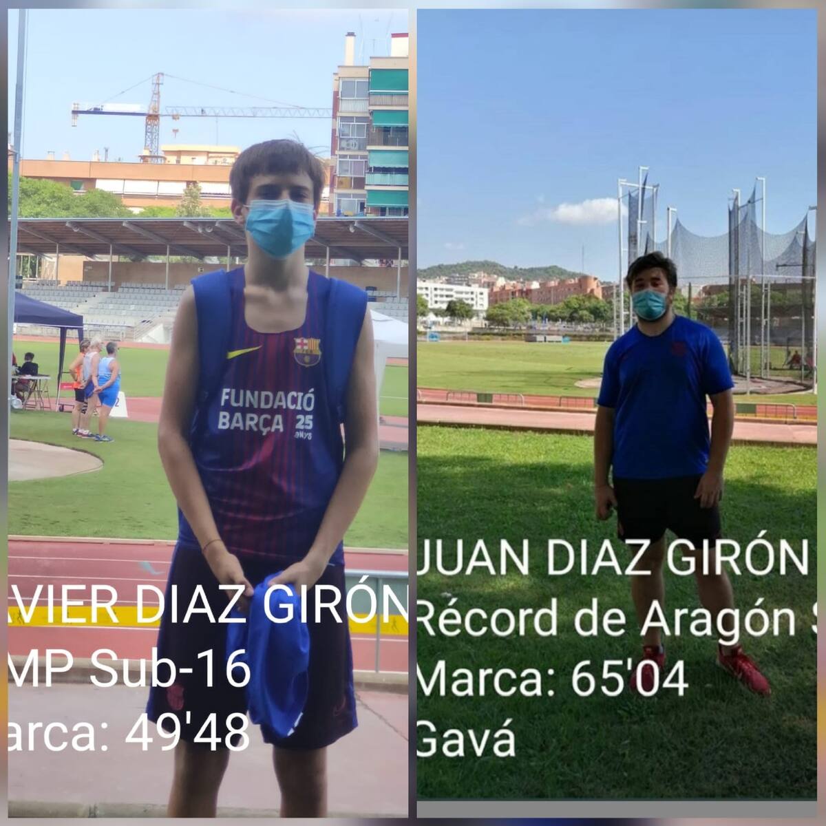 Los hermanos Díaz Girón obtienen buenos resultados en el Criterium de Gavá