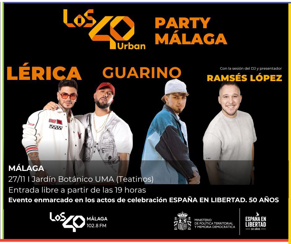 Fiesta 40 Urban en Málaga