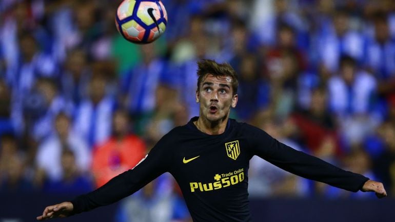 El delantero francés del Atlético Antoine Griezmann.