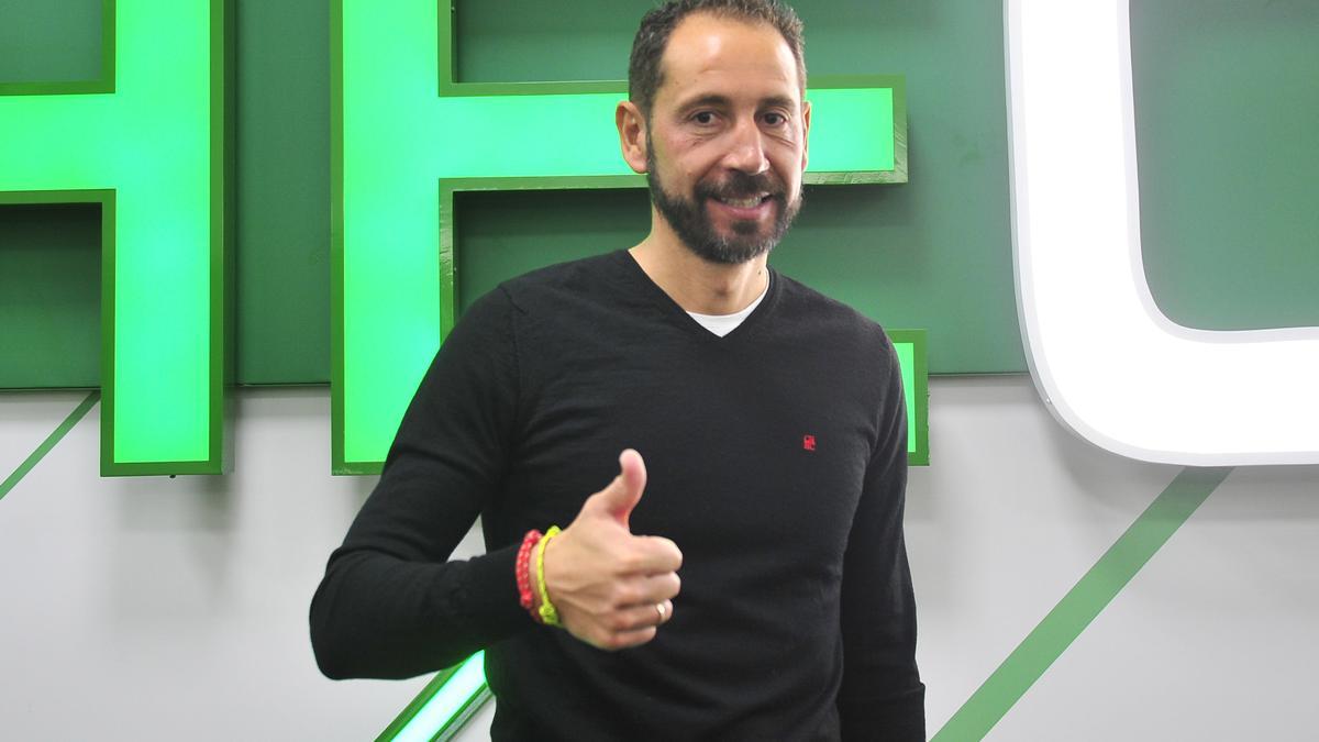 El entrenador del Elche, Pablo Machín en su presentación como nuevo técnico