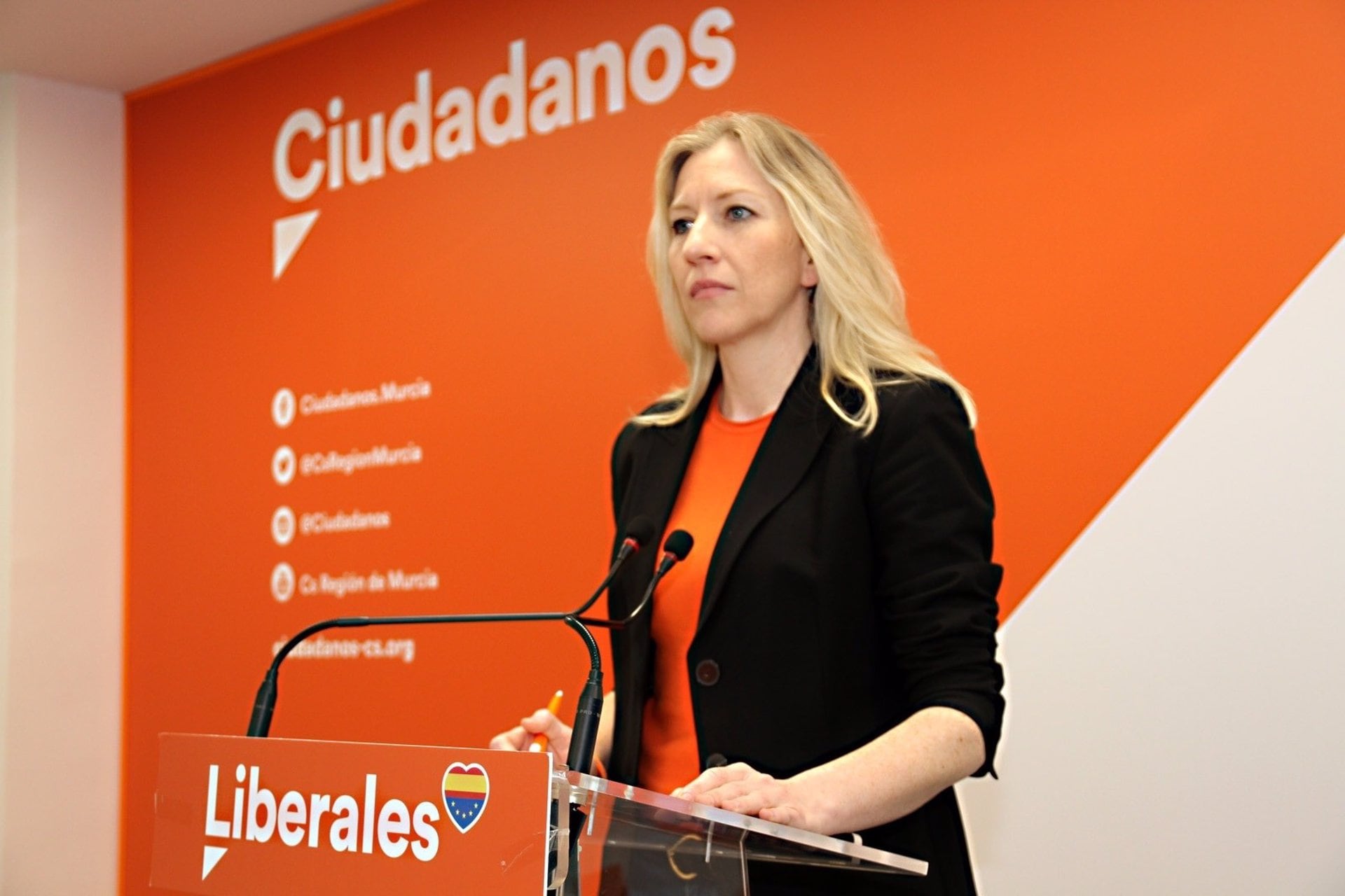 María José Ros, coordinadora autonómica de Ciudadanos en la Región de Murcia